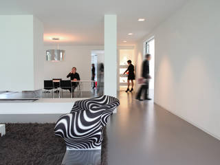 Design bungalow in Bilthoven, Lab32 architecten Lab32 architecten Modern living room