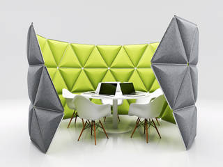 Kivo. Visual space frames with optimized acoustic shielding.​ Alexander Lorenz (FORMKIND GmbH) مساحات تجارية شركات