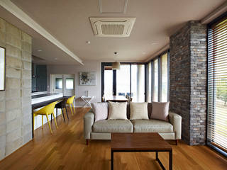 eridu, johsungwook architects johsungwook architects Modern living room