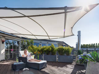 C4sun: Dreidimensionale Beschattungslösung für Dachterrassen, C4sun C4sun Terrace