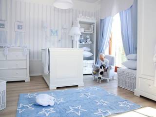 Klasyczny błękit w pokoju chłopca, Caramella Caramella Nursery/kid’s room