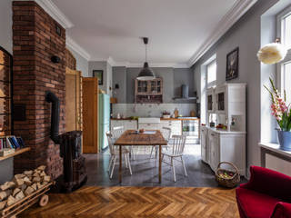 Projekt wnętrz domu kraków, MOCOLOCCO MOCOLOCCO Rustic style kitchen