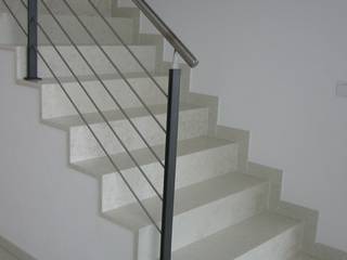 Treppen, Haimerl & Wilder GmbH, Der Steinmetz Haimerl & Wilder GmbH, Der Steinmetz Modern corridor, hallway & stairs