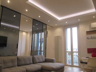 Progetto appartamento in Milano - 2015, Cozzi Arch. Mauro Cozzi Arch. Mauro Modern living room