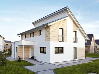 Musterhaus Avenio: Plus-Energie-Haus, RENSCH-HAUS GMBH RENSCH-HAUS GMBH Casas modernas