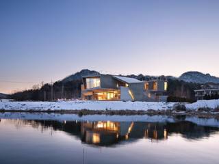 Guesthouse Rivendell, KWAK, HEESOO [IDMM Architects] KWAK, HEESOO [IDMM Architects] Casas modernas