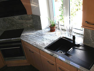 Granit White Fusion, Wieland Naturstein GmbH Wieland Naturstein GmbH Cocinas de estilo clásico