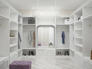 Interiors, Мастерская дизайна INDIZZ Мастерская дизайна INDIZZ Closets clássicos