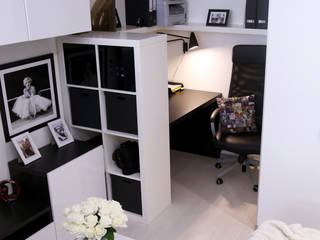Интерьер в белом, NDubchenko NDubchenko Scandinavian style living room