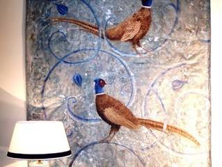 ARABESQUE OF PROUD PHEASANTS , Atelier Petra Mitterer Atelier Petra Mitterer Weitere Zimmer