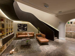 Showroom Reforma 615, Vieyra Arquitectos Vieyra Arquitectos Hành lang, sảnh & cầu thang phong cách hiện đại
