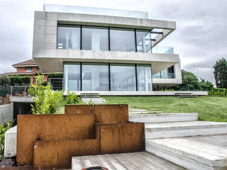 Vivienda Unifamiliar en Gijón, Asturias., Dolmen Arquitectos Dolmen Arquitectos Moderne huizen