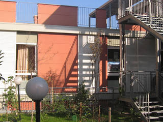 Nuovo Centro Residenziale per disabili - Via Bellarmino, Milano, Studio di Architettura Fiorentini Associati Studio di Architettura Fiorentini Associati Case moderne