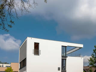 Doppelhaushälfte WI10 über dem Kessel , Schiller Architektur BDA Schiller Architektur BDA Casas de estilo moderno