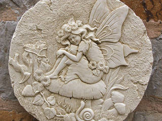 Mythical Creatures & Fairy Wall Plaques, Marble Inspiration Marble Inspiration Wiejski ogród