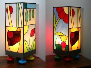 CANDIDE - Lampe en vitrail Tiffany, Lumière et Vitrail Lumière et Vitrail ArtworkOther artistic objects