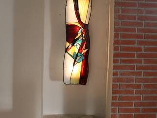 ETHNA - Applique murale en vitrail Tiffany, Lumière et Vitrail Lumière et Vitrail ArtworkOther artistic objects