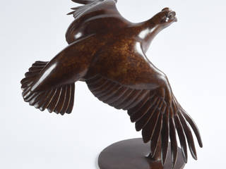 Red Grouse in Flight, Martin hayward-Harris Sculpture Martin hayward-Harris Sculpture 실내 정원