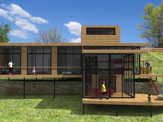 Vue imprenable , eco-designer eco-designer Casas de estilo moderno