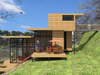 Vue imprenable , eco-designer eco-designer Casas modernas