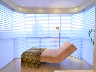 suite do casal moderno e elegante, Tania Bertolucci de Souza | Arquitetos Associados Tania Bertolucci de Souza | Arquitetos Associados Modern style bedroom