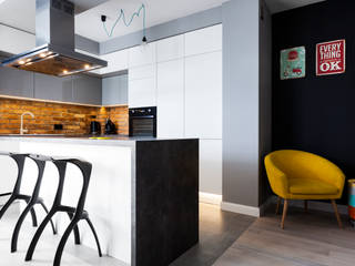 Nowoczesna kuchnia z elementami stylu loft , Archikąty Archikąty Modern style kitchen