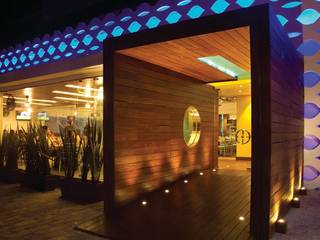 Resturante Villa Marina, Vulca Studio Vulca Studio Commercial spaces Wood-Plastic Composite
