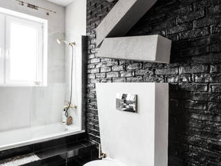 Łazienka styl eklektyczny , Archikąty Archikąty Eclectic style bathrooms
