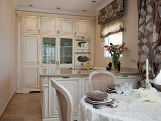 Sandra Libert , Emalia Home Design Emalia Home Design Cucina in stile mediterraneo