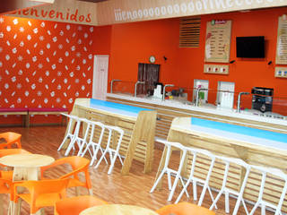 Gelow Raspados y nieve de yogurt, Vulca Studio Vulca Studio Commercial spaces Chipboard