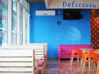 Gelow Raspados y nieve de yogurt, Vulca Studio Vulca Studio Commercial spaces چپس بورڈ