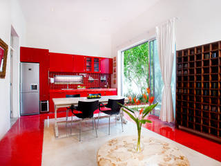 Casa Santiago 49, Taller Estilo Arquitectura Taller Estilo Arquitectura Nowoczesna jadalnia