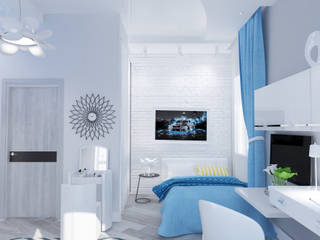Спальня для студентки, mysoul mysoul Industrial style nursery/kids room