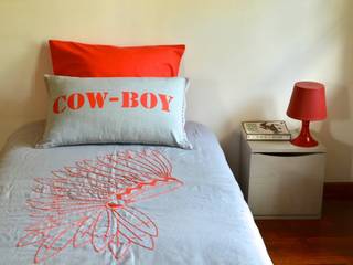 Housse de coussin COW BOY, Un Village dans le Ciel Un Village dans le Ciel ห้องนอนเด็ก