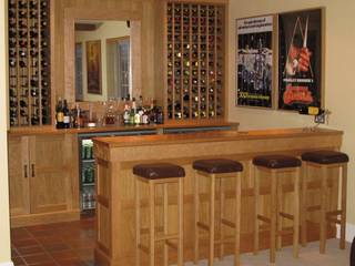 Home Bar, Nick Clarke, Cabinet Maker & Designer Nick Clarke, Cabinet Maker & Designer Bodegas de estilo clásico