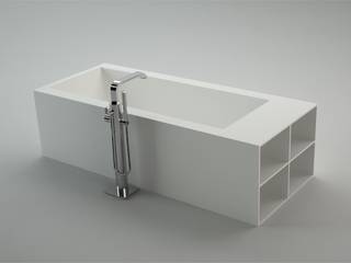 Bañera Corian® Isla Mueble LA., Baños de Autor Baños de Autor Moderne Badezimmer