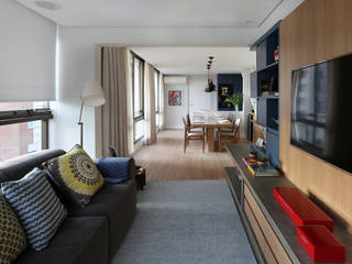 MANDRIL ARQUITETURA E INTERIORES Modern living room