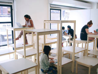 the Shrinking Office Project, Roy Yin Roy Yin Modern study/office