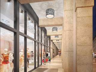 Marché Saint-Germain Sebastien Rigaill 3D Visualiser Moderne Einkaufscenter