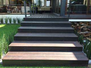 Bosques de las Lomas, Shimada Flooring Shimada Flooring Balcones y terrazas de estilo moderno