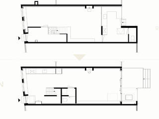 Bos in 't Veld Architecten의 미니멀리스트 , 미니멀