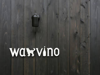 wanvino, LiPS DESIGN/（有）フレックス LiPS DESIGN/（有）フレックス Modern corridor, hallway & stairs