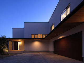 House-MHK, LiPS DESIGN/（有）フレックス LiPS DESIGN/（有）フレックス Modern houses