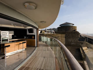 Beaufort Mansions, Lee Evans Partnership Lee Evans Partnership minimalist style balcony, porch & terrace