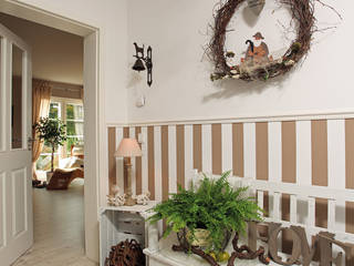 homify Country style corridor, hallway& stairs