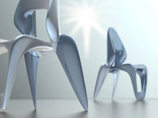 SculptChair, ThomasCleverDesign ThomasCleverDesign 餐廳