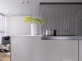 Жк. Чемпион парк, Aksenova&Gorodkov project Aksenova&Gorodkov project Modern kitchen