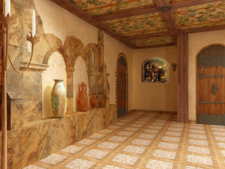 Винный погреб, Architoria 3D Architoria 3D Mediterranean style wine cellar