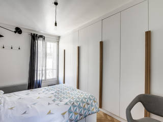 Le charme parisien, bypierrepetit bypierrepetit Skandinavische Ankleidezimmer