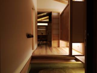 Me house, ATELIER A+A ATELIER A+A 隨意取材風玄關、階梯與走廊